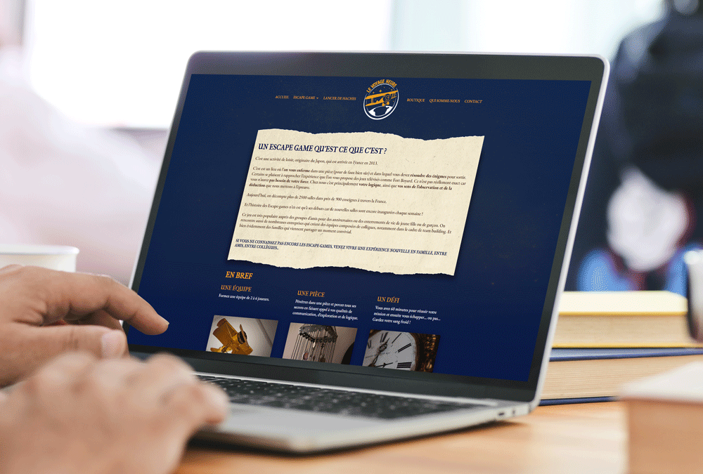 Webdesign et Identité Visuelle – Le Voyage Heure